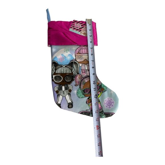 LOL Surprise Christmas Holiday Stocking All Star Sports Series Pink Sequin NEW - Picture 4 of 11